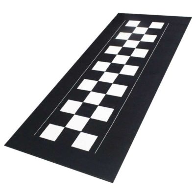 Tapis de moto BIKETEK Series 4 Checker Board 80x190cm