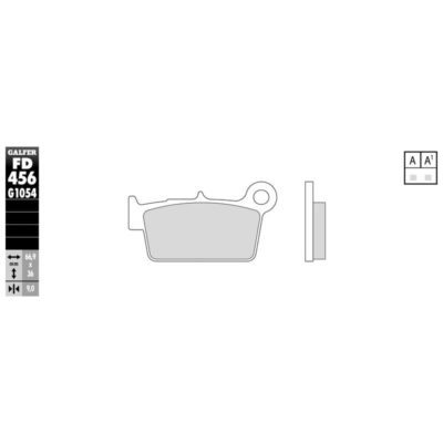 Plaquettes de frein Galfer pour offroad