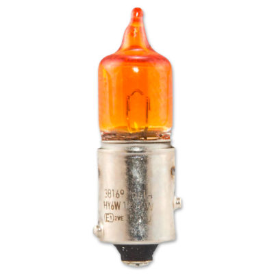 Ampoule BAZ9s 12V 6W orange