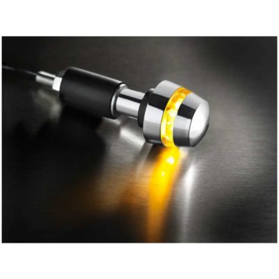 Clignos embout Kellermann (pièce) BL 2000 foncé chroméé noir/orange homologé