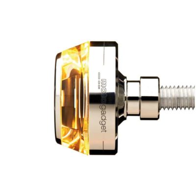 Clignos embout motogadget (1 pièce) m-BLAZE Disc LED poli av. droit homologé