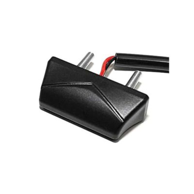 Eclairage de plaque CT LED alu noir M4 13x47x13mm homologué