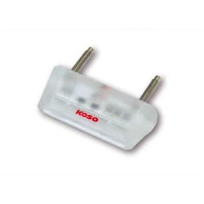 Eclairage de plaque KOSO LED transparent  10x42x17mm homologé