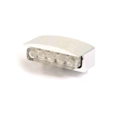 Eclairage de plaque CT MINI LED alu argenté  43x16x22.7mm homologé