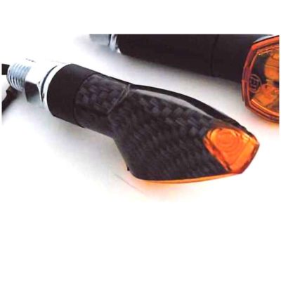 Clignos SHIN YO (paire) PEAK Halogène carbon look (M8 - 46x27x27mm) homologé