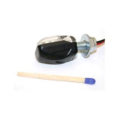 Clignos SHIN YO (paire) PICCO LED noir (M6-27x18mm) homologé