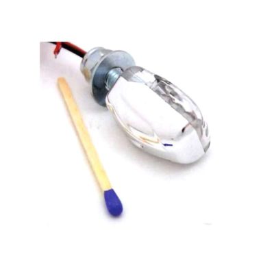 Clignos SHIN YO (paire) PICCO LED chroméé/clair (M6 - 27 x 18mm) homologé