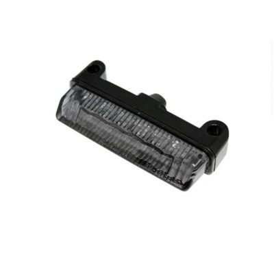 Feu arrière SHIN YO SHORTY LED noir/foncé a visser M4 78x16x32mm homologé