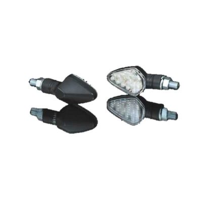 Clignos SHIN YO (paire) HARPOON LED noir (M10 - 49 x 37 tige 20mm) homologé