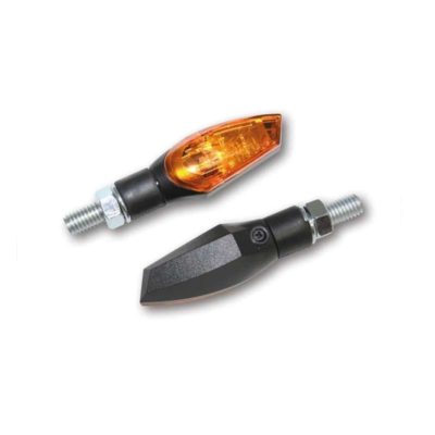 Clignos SHIN YO (paire) NOVA Halogène noir (M8 - 46.5x20x21 tige 12mm) homol.
