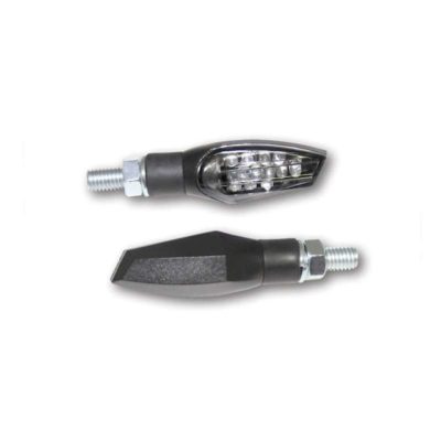 Clignos SHIN YO (paire) NOVA LED noir (M8 - 46.5 x 20 x 21 tige 12mm) homologé