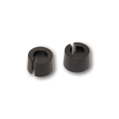 Douille HIGHSIDER (paire) noir cônique M8 fente cable (Ø15,5 à 14 x 10mm)