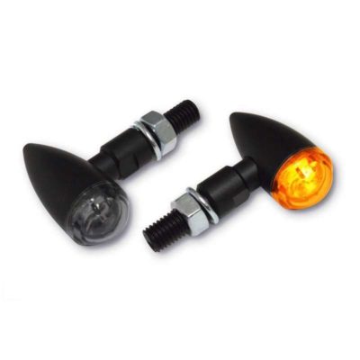 Clignos SHIN YO (paire) PB 2 HI-POWER LED noir (M8x20-20x36x44mm) homologé