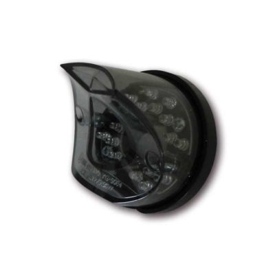 Feu arrière SHIN YO MADISON LED SMOKE Ø55x48mm homologé