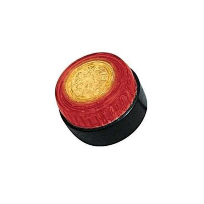 Clignos HIGHSIDER (paire) COLORADO LED noir + feu stop/ar. Ø40x24mm homologé