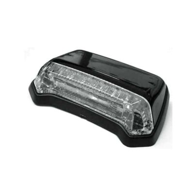 Feu arrière SHIN YO FLAT LED noir/clair a visser 91x22x60mm homologé