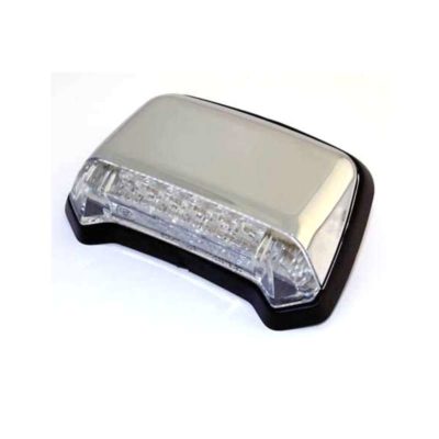 Feu arrière SHIN YO FLAT LED chrom/clair a visser 91x22x60mm homologé