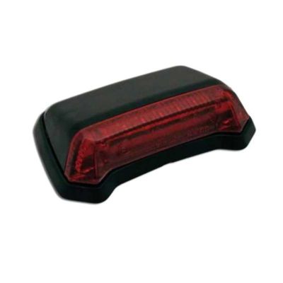 Feu arrière SHIN YO FLAT LED noir/rouge a visser 91x22x60mm homologé