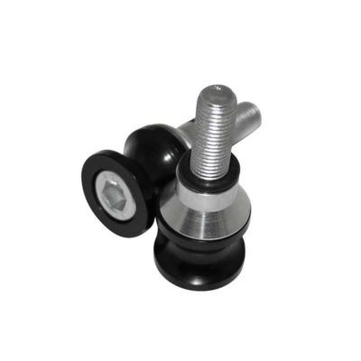 Raccord béquille SHIN YO (paire) noir pour Kawasaki M10 x 1.25mm