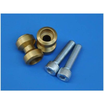 Raccord béquille MP (paire) doré pour KTM avec filetage M10 x 1.5mm