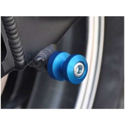 Raccord béquille MP (paire) bleu pour Aprilia/Triumph/Yamaha M6x1.25mm