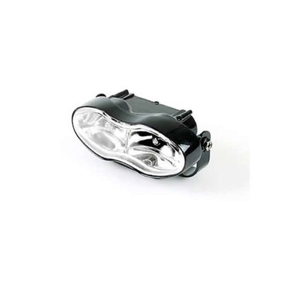 Antibrouillard SHIN YO OVAL noir ampoule blanc H3-12V/55W 152x70,4x60,6 homol.