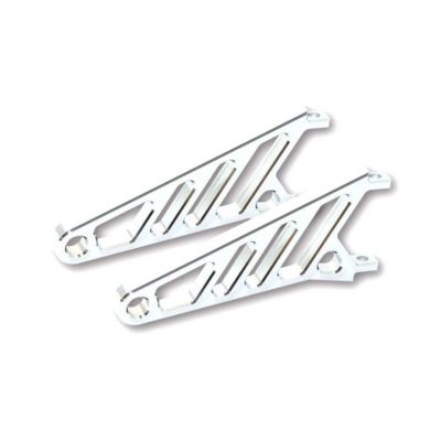 Support phare HIGHSIDER (paire) long alu chrom longeur 114mm