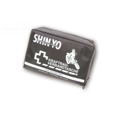 Kit secours SHIN YO pour motos DIN13167 150x50x100mm