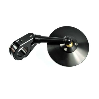 Retro embout motogadget (1 pièce) m-REAR 75 alu noir, verre 44cm2 Ø 25mm