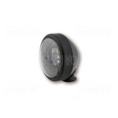 Phare SHIN YO GALLUP - VOLL LED feux route Ø110x80mm noir HD fix. bas homologé
