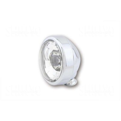 Phare SHIN YO GALLUP - VOLL LED feux de route Ø110x80mm chrom HD fix. bas homo