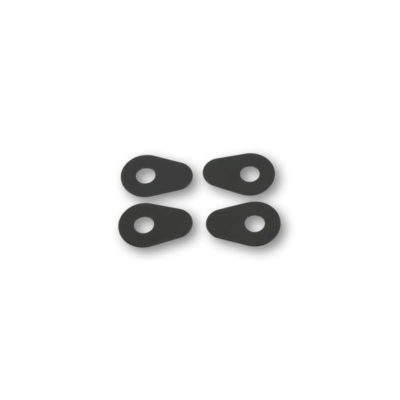 Plaques d'adaptation clignotants SHIN YO paire alu YAMAHA Typ: ISY 2 (39x27mm)