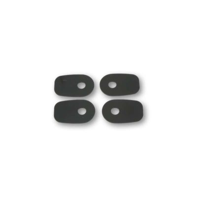 Plaques d'adaptation clignotants SHIN YO KAWASAKI Z750/ZX10R,ER6 51x33mm (paire)