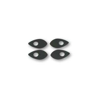 Plaques d'adaptation clignotants SHIN YO paire DUCATI, HONDA (50x28mm)