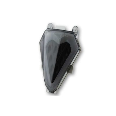 Feu arrière SHIN YO LED foncé reflecteur noir Yamaha homologé