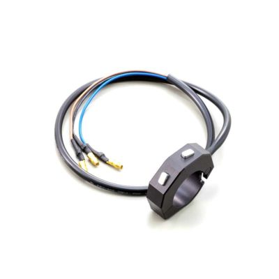 Armature DAYTONA (pce) CNC 2 bouton-poussoir noir collier guidon 22/25.4mm