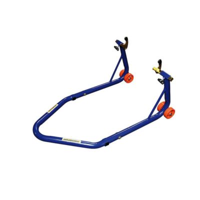 Béquille MOTOPROFESSIONAL arrière PRO 3 démontable acier bleu adaptateur V