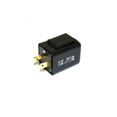 Relais cligno TECH 6V / 2x 21W avec 3 raccords