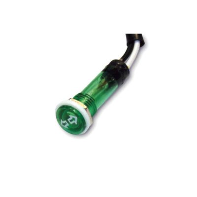 Témoin HIGHSIDER smart clignotants en vert 12V/2W Ø 12mm à visser universel