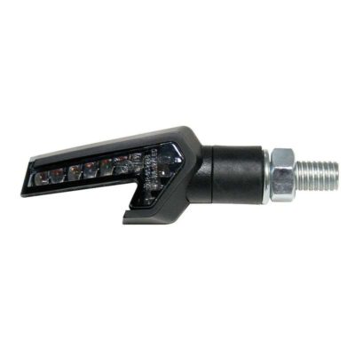 Clignos SHIN YO (paire) STRADA LED noir/fumé M8x1.25-47x22x23 tige 12mm hom.