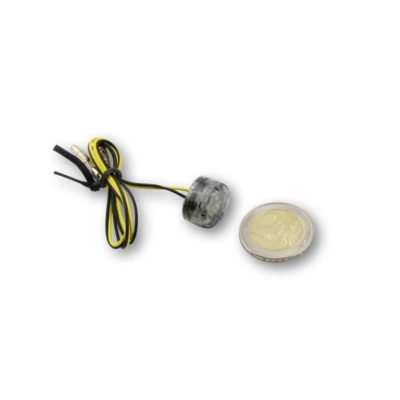 Clignos SHIN YO (paire) MICRO OVAL 3 SMD LED a coller Ø15/17x11mm homologé