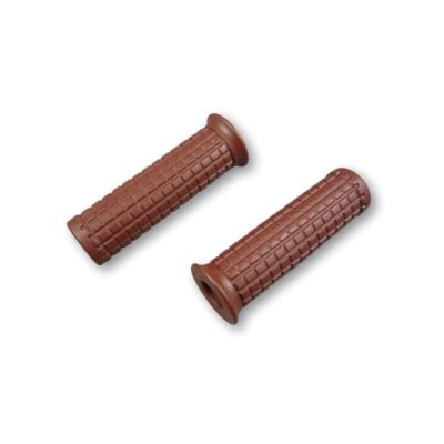 Poignée NN PRODUCTS (paire) TPR - Soft OBLONG (Ø25.4x124mm) brun fermé