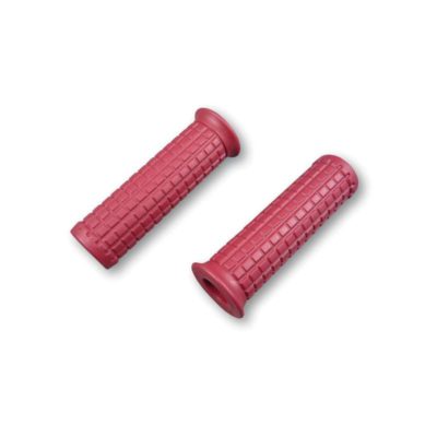 Poignée NN PRODUCTS (paire) TPR - Soft OBLONG (Ø25.4x124mm) rouge fermé