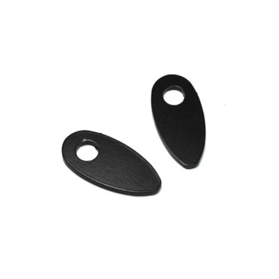 Plaques d'adaptation clignotants SHIN YO paire Inox universel