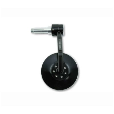 Retro embout HIGHSIDER CONERO alu noir clignos et adapt. 12-22 homologé