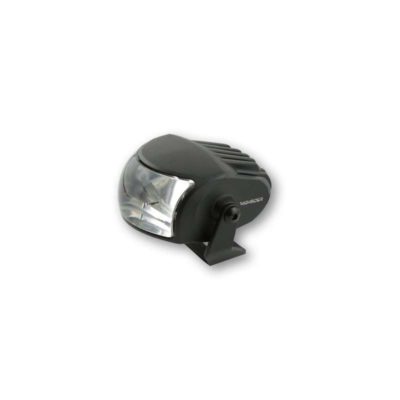 Phare HIGHSIDER COMET-LOW feux croisement alu noir LED 36x55x70mm homologé
