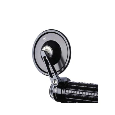 Retro embout motogadget (1 pièce) m-VIEW SPY alu noir sans verre Ø22/25mm