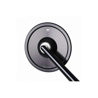 Retro embout motogadget (1 pièce) m-VIEW CLASSIC alu noir sans verre hom.