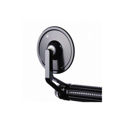 Retro embout motogadget (1 pièce) m-VIEW CAFE alu sans verre noir Ø 22/25mm ho