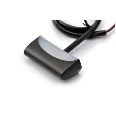 Eclairage de plaque *DAYTONA* LED en ABS en noir (14x49x20mm) (E-Hom.)